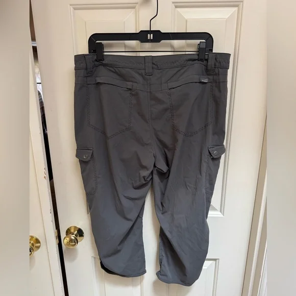Eddie Bauer Hiking Crop Pants Rouched - Picture 5 of 6